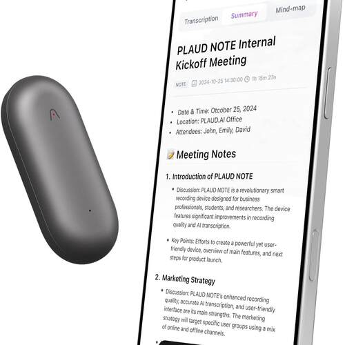 代购PLAUD NotePin 录音机64GB 内存Voice Recorder