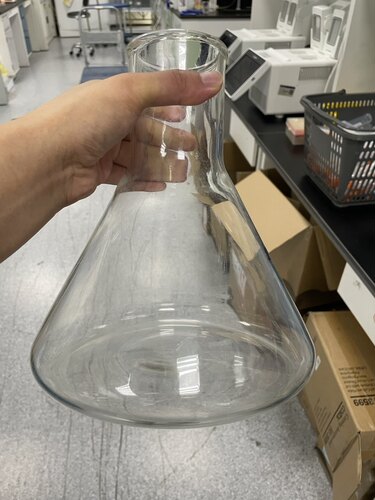 悬浮细胞培养瓶三角瓶震荡摇瓶 2800ml挡板培养瓶 锥刺冯巴赫瓶