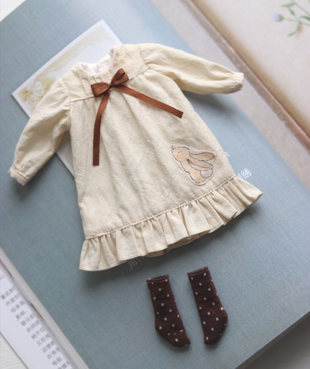 【不想长大的木木】森系基础裙兔子小布娃衣blythe   六分 小六,模玩/动漫/周边/娃圈三坑/桌游,BJD娃衣,淘宝优惠券,粉丝福利购,淘宝优惠卷