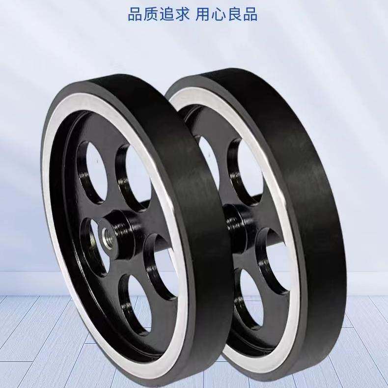 编码器黑色专用计米轮200㎜3纺织机械配件