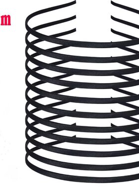 黑色套布发箍5mm发箍底胚手工diy发箍金属配件材料发饰品