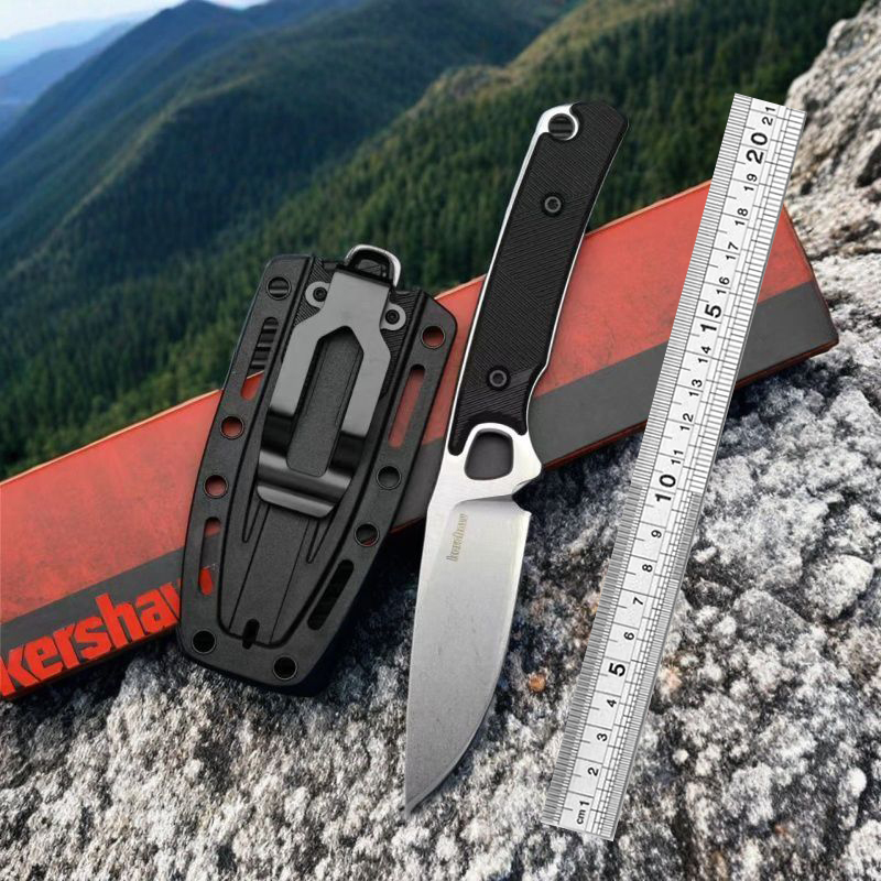 巴利豪斯D2钢户外防身刀随身直刀