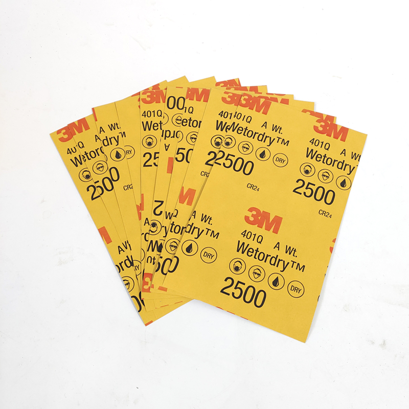 50张小张3M401Q2500目砂纸