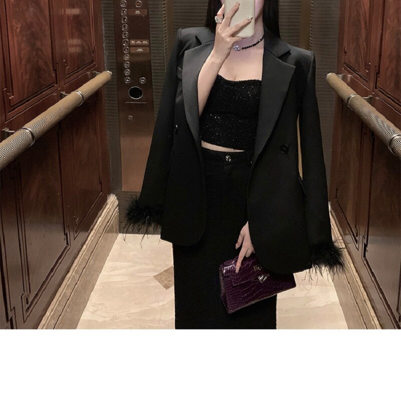 慵懒风轻奢大牌时尚通勤OL外套女