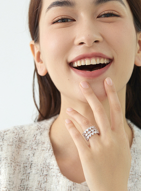 戒指多层锆石JudyCollins