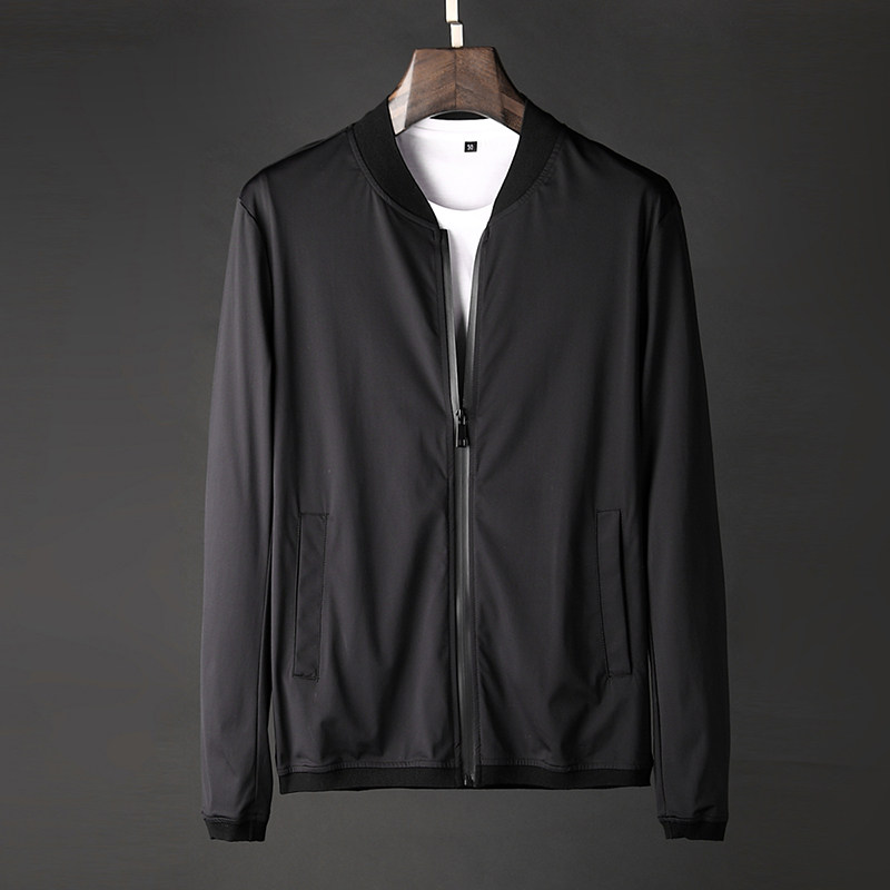 春秋新品 防水拉链四面弹顺滑面料 男士棒球领薄款休闲夹克外套男在类目 男装, 夹克中 - 来自Buy2taobao.com提供专业的淘宝代购服务