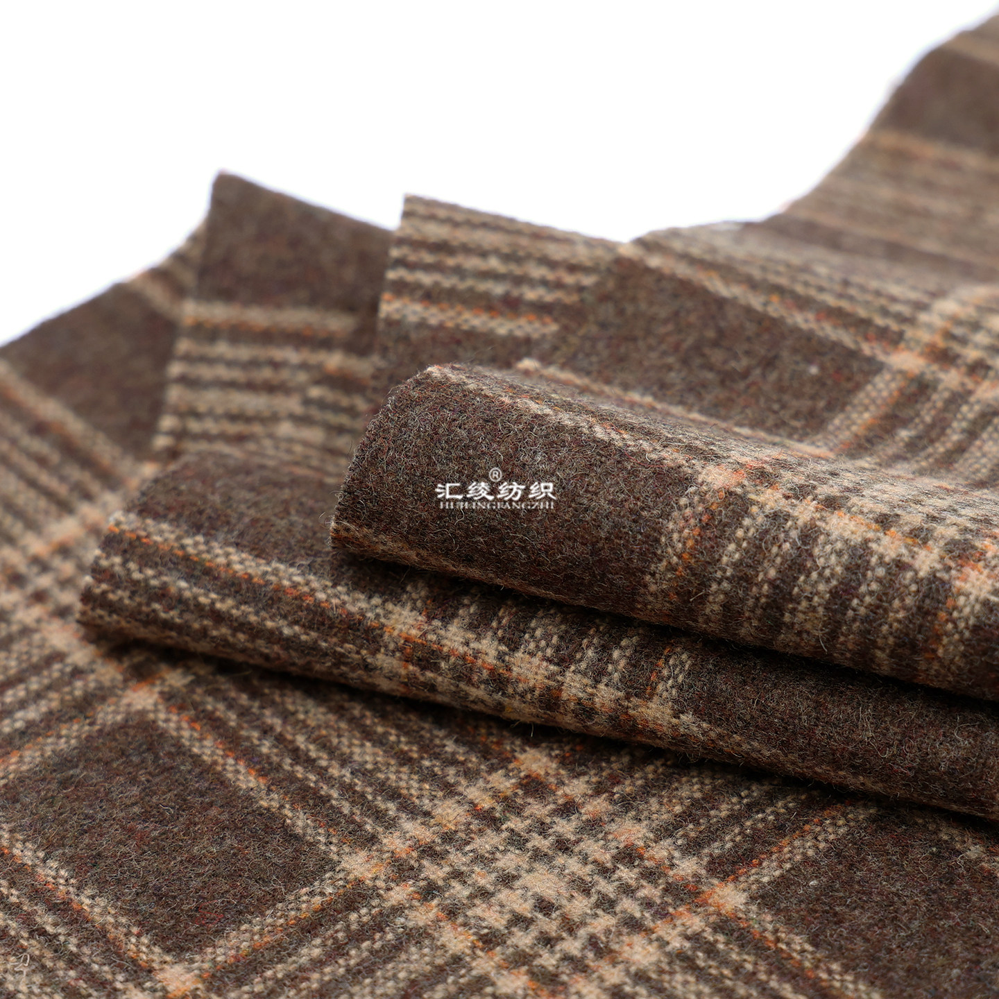 棕色毛呢羊毛格子布料复古手工DIY外套裤子西装服装格纹毛料面料,居家布艺,海绵垫/布料/面料/手工diy,淘宝优惠券,粉丝福利购,淘宝优惠卷