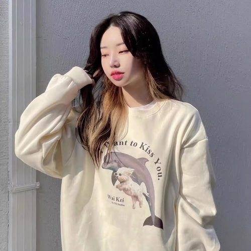 韩国代购waikei长袖卫衣