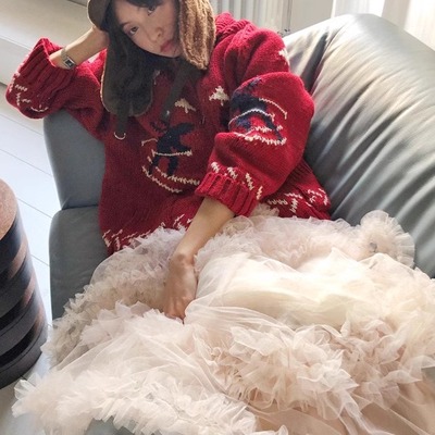 FromBeginning半身裙A字蛋糕裙