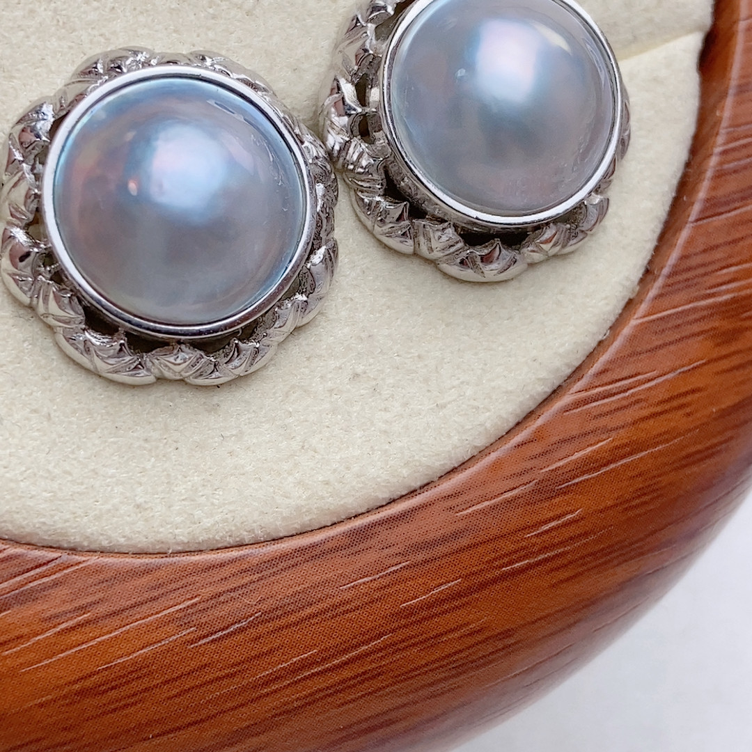 小精致海水马贝耳钉，纯银,珠宝/钻石/翡翠,耳饰,淘宝优惠券,粉丝福利购,淘宝优惠卷