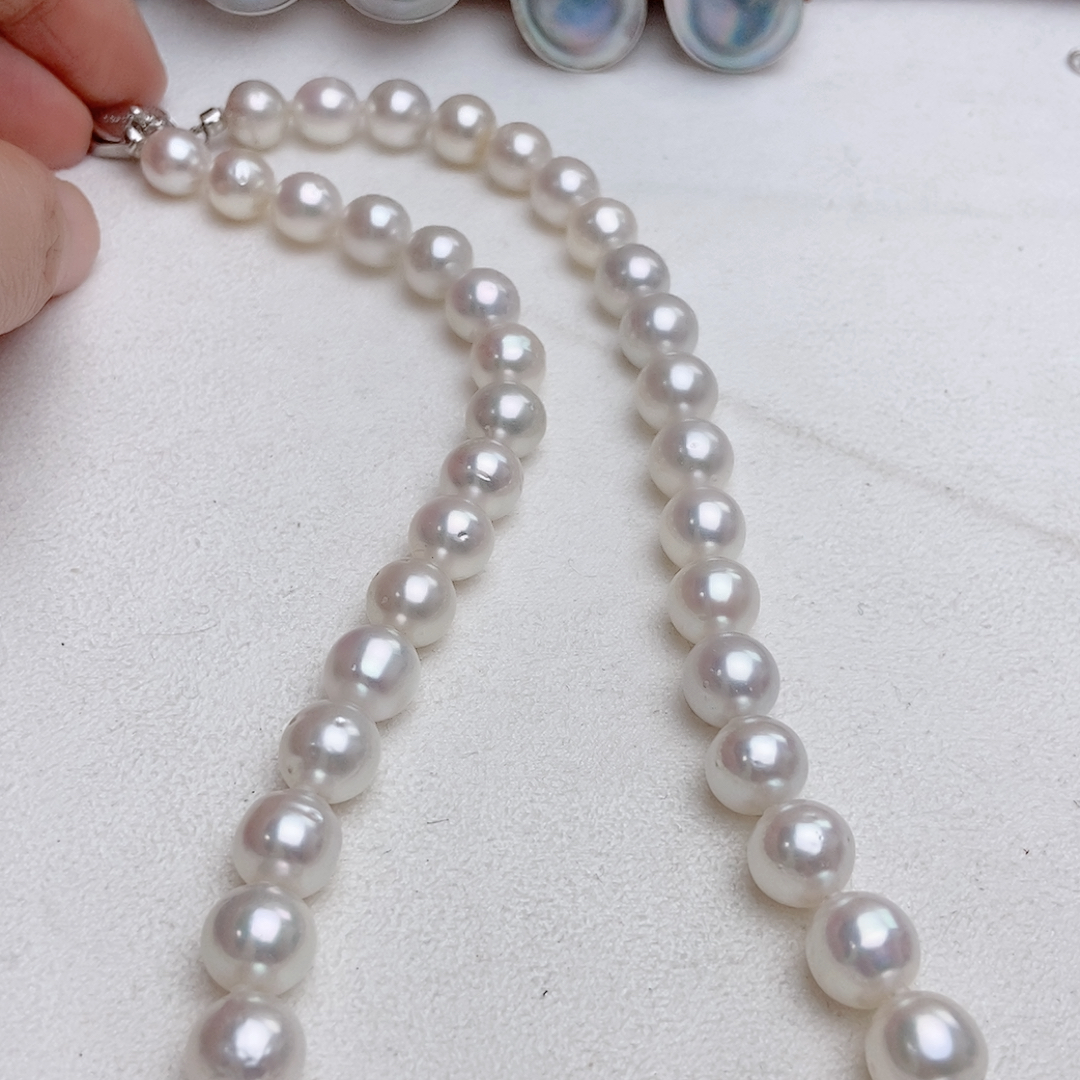 极光澳白项链8.5-11mm