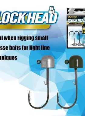 欧纳OWNER内德钩4151本色南瓜绿色欧娜精细黑坑鲈鱼路亚鱼钩