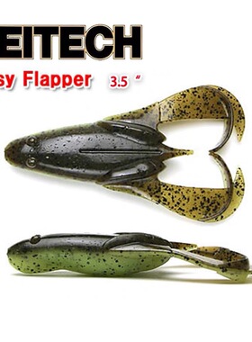 日本 KEITECH Noisy Flapper 3.5寸 浮水蛙 K牌 进口路亚软饵黑鱼