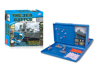 双人趣味对打海战舰战船游戏棋定位逻辑思维训练亲子互动益智玩具