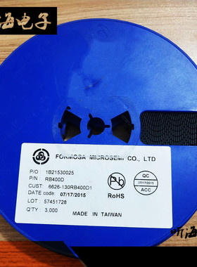 RB400D 丝印10F 封装SOT-23贴片三极管40V500mA550mV@500mA (50只