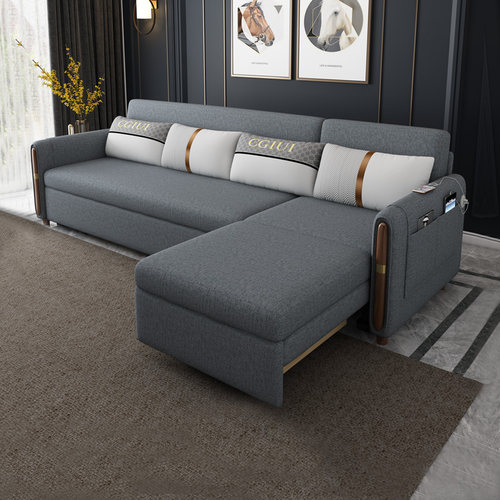 贵妃沙发床转角网红款组合客厅