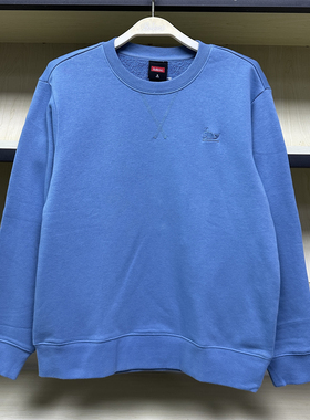 班尼路秋冬男女同款刺绣鲸鱼标加厚套头圆领长袖卫衣 8821303M767