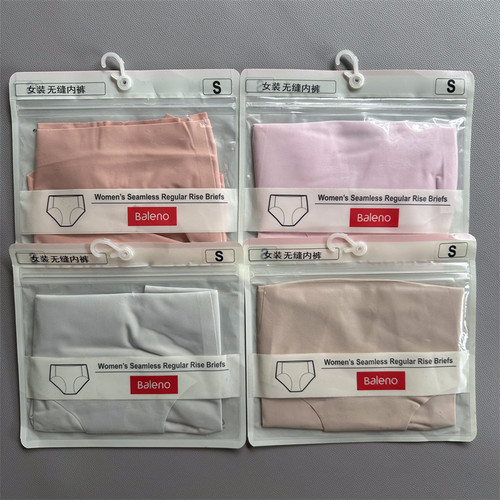 班尼路新款女装中腰少女无缝舒适亲肤纯色一条装三角内裤88817903