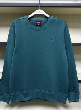 班尼路秋冬男女同款刺绣鲸鱼标加厚套头圆领长袖卫衣 8821303M767