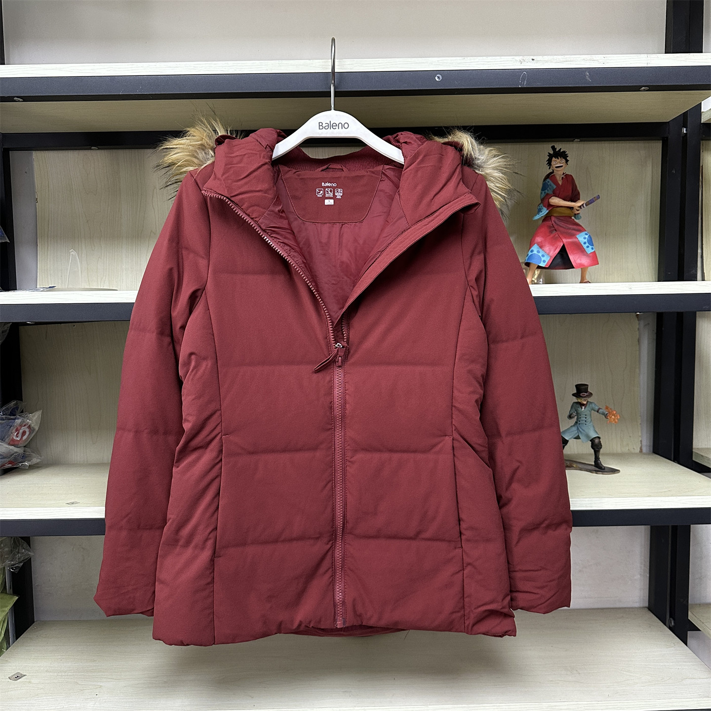 班尼路冬装新品女装时尚百搭收腰显瘦无缝连帽羽绒服外套88837958