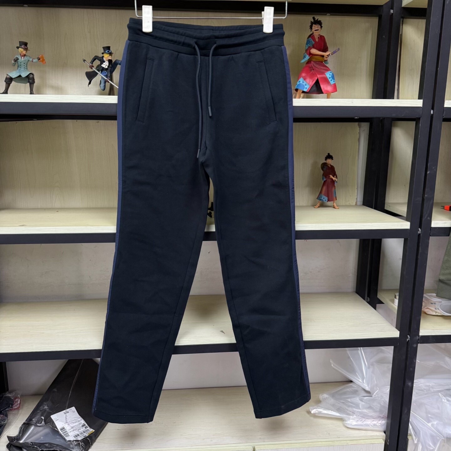 班尼路秋冬女装休闲长裤女修身拼色松紧腰抽绳卫裤直筒88939909,女装/女士精品,卫裤,淘宝优惠券,粉丝福利购,淘宝优惠卷