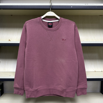 班尼路秋冬男女同款刺绣鲸鱼标加厚套头圆领长袖卫衣 8821303M767