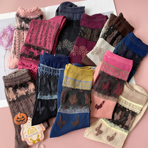 梦游仙境日单玻璃丝淑女洛丽塔