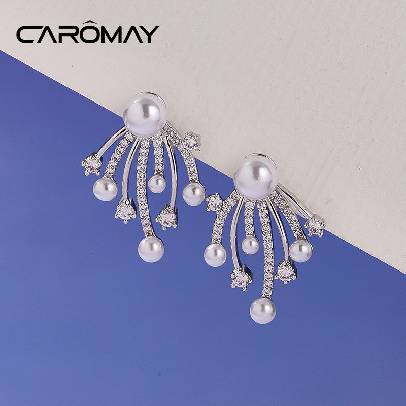 卡洛美璀璨烟花耳环轻奢高级感气质耳钉女简约S925银针耳饰品秋冬,饰品/流行首饰/时尚饰品新,耳环,淘宝优惠券,粉丝福利购,淘宝优惠卷