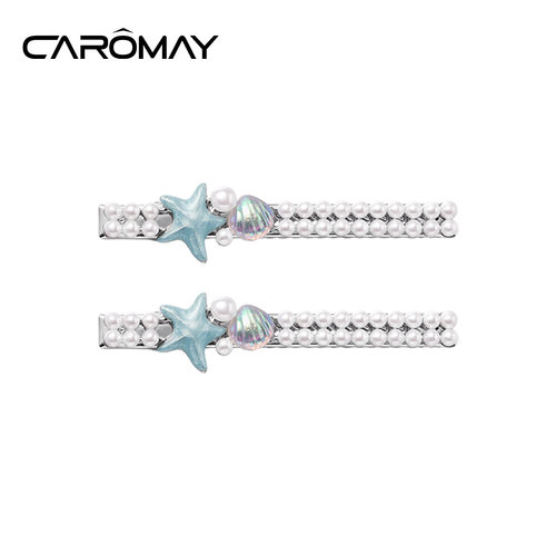 CAROMAY蓝色海星发夹时尚