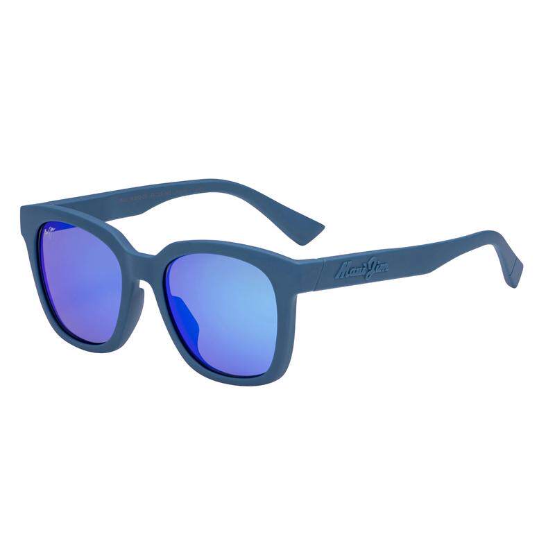代购MauiJim男女太阳镜防紫外线偏光清晰视野抗眩光哑光蓝灰色