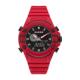 代购 腕表计时日期夜光测速红色硅胶树脂防水运动休闲 GUESS男士