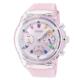 代购 GUESS女士腕表计时日期星期24小时透明粉色橡胶带防水休闲