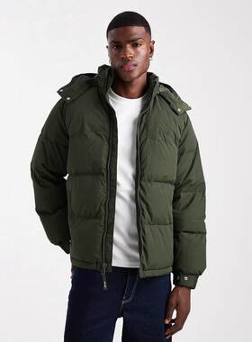 海外代购Levi’s/李维斯男士外套保暖防风短款连帽户外日常