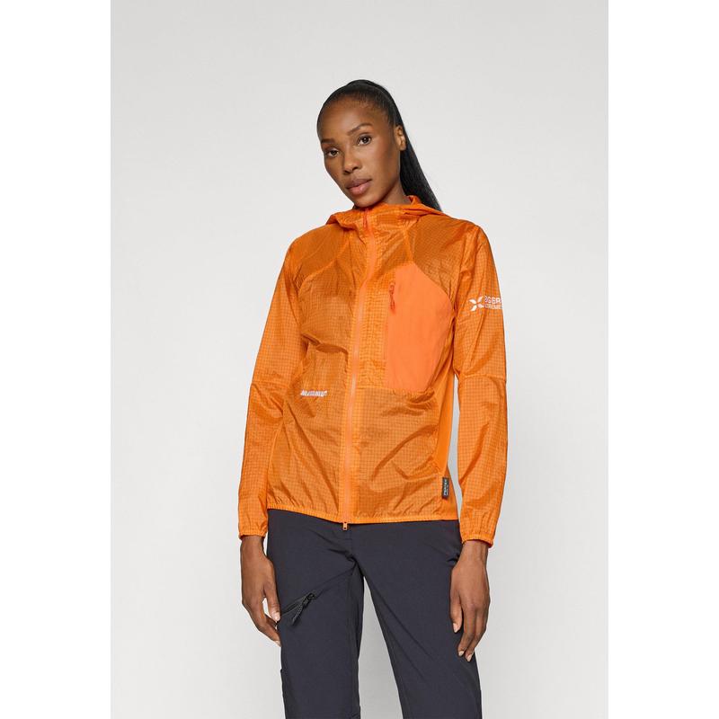 代购Mammut女士冲锋衣防风透气防水风衣连帽长袖户外夹克