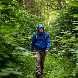 土拨鼠Marmot PreCip Eco防水透气男款轻量级耐磨户外探险冲锋衣