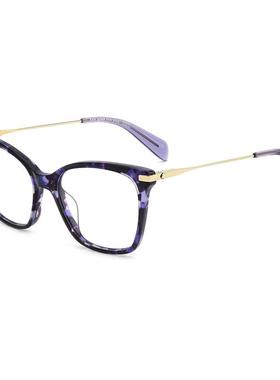 代购kate spade女士眼镜框猫眼塑料全框紫色日常通勤眼镜架