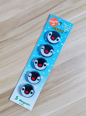 日本pingu企鹅家族冰箱贴印章大头造型巧克力造型
