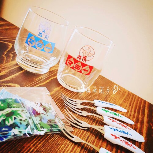 日本现货森永迷你牛奶杯胖墩印花