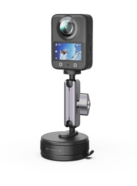 适用大疆Pocket3车载吸盘OsmoAction6/5Pro/Nano车内固定吸盘支架