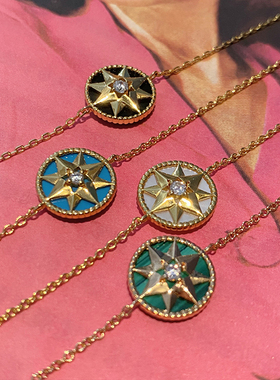 轻奢高级感双面佩戴罗盘手链