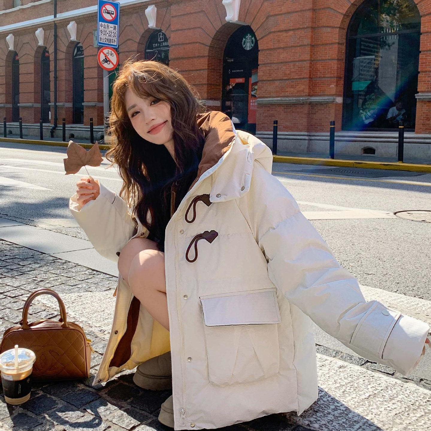 大码女装300斤中长款羽绒服