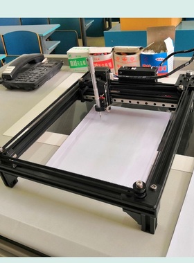 现货 高速写字机器人 Corexy结构 线轨版写字机 仿手写写字机