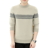 M8283-P55秋冬加厚提花水晶貂绒针织毛衣，男装针织衫/毛衣，星座1215-1