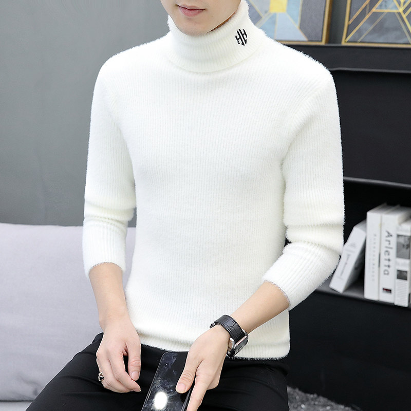 SW677-P45秋冬加厚水貂绒毛衣，男装针织衫/毛衣，星座1215-1