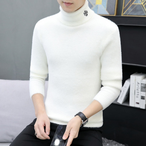 SW677-P45 秋冬加厚水貂绒毛衣，男装针织衫/毛衣，星座1215-1