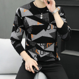 MY6801-P59秋冬新品仿貂加厚毛衣，男装针织衫/毛衣，星座1215-1