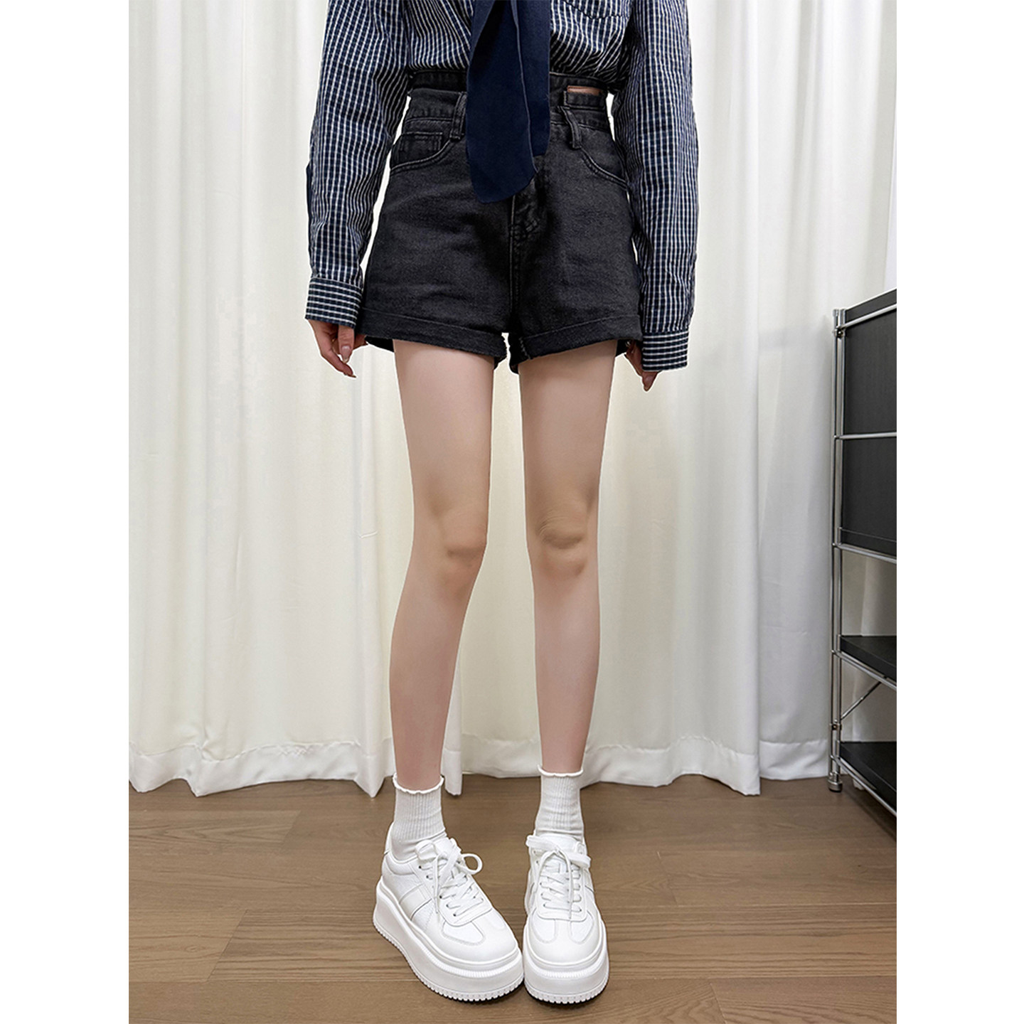 小码313233小个子增高厚底小白鞋女春新款百搭休闲板鞋轻便松糕鞋