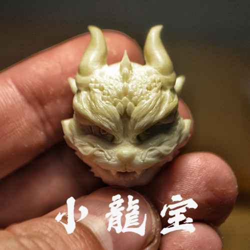 原创设计小龙宝鹿角猛犸三通配饰