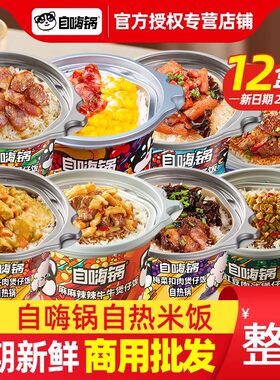 自嗨锅自热米饭煲仔饭整箱一箱24盒特大份量自热米饭速食方便米饭