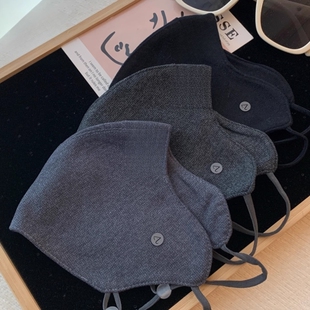 冬季保暖口罩不蹭妆透气孔立体男防寒高颜值女士立体安琪儿可水洗